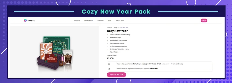 Cozy new year package