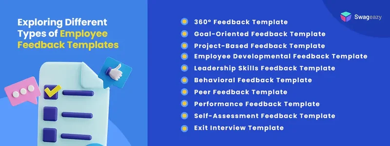Types of employee feedback templates