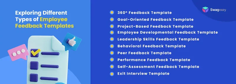 Types of employee feedback templates