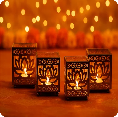 Candle, Diya & Decor