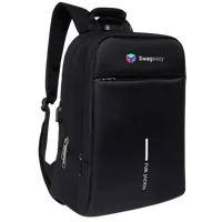 Fur Jaden Black Antitheft Backpack