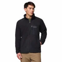 Columbia Men Black Fast Trek Overlay Fleece Jacket - corporate gift