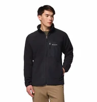 Columbia Men Black Fast Trek Overlay Fleece Jacket - corporate gift