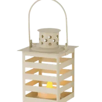Cream Minimalist Lantern