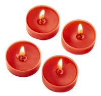 Scented Soy Wax Acrylic Jumbo Tealight Candle Set of 4