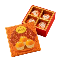 Aura Decor Laddoo Candle Pack of 4