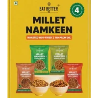 Eat Better Assorted Millet Namkeen Box (32g x 4 flavors) 128 gm