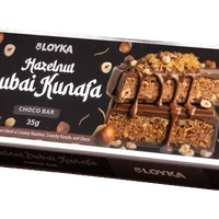Loyka Hazelnut Kunafa Choco Bar 35 g Pack