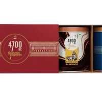 4700BC - 2 Tin Gift box (Himalayan Salt and Tuxedo Chocolate)  275g