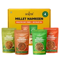 Eat Better Assorted Millet Namkeen Box (100g x 4 flavors) 400 gm