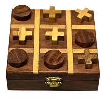 Wood Tic Tac Toe Game Set